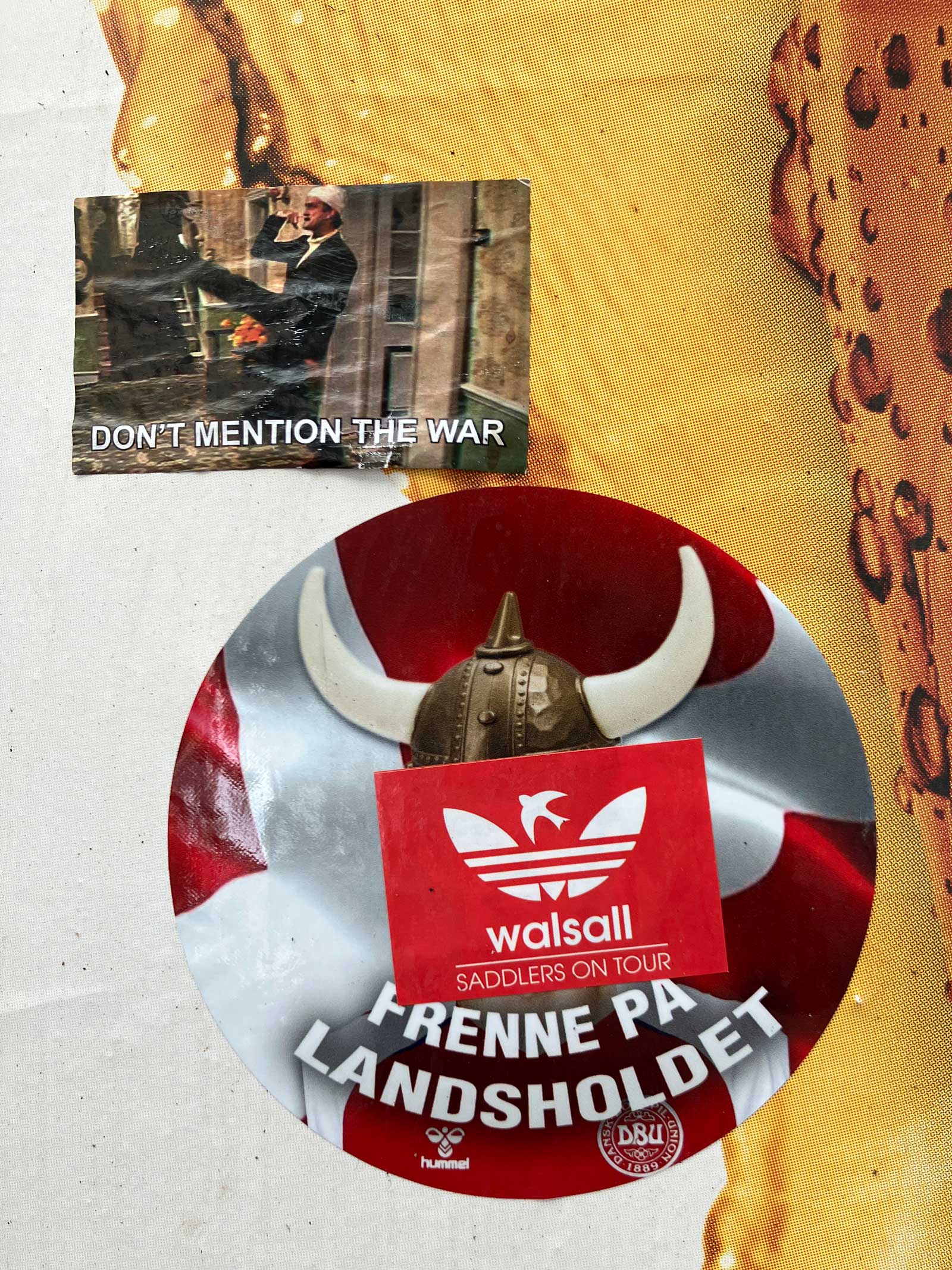 Wallsall Saddlers on Tour - Adidas Rebranding Logo Aufkleber