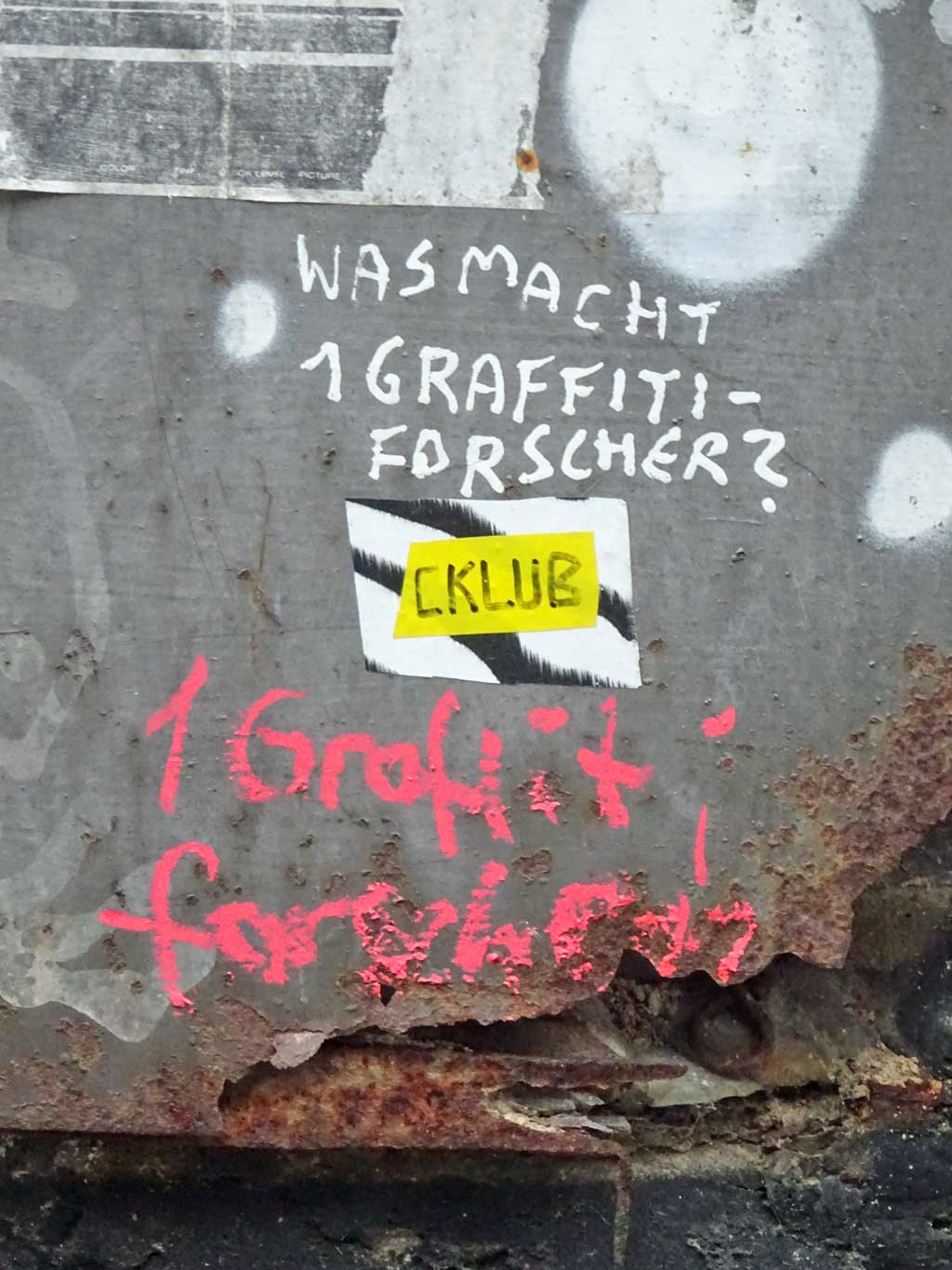 Was macht ein Graffitiforscher?