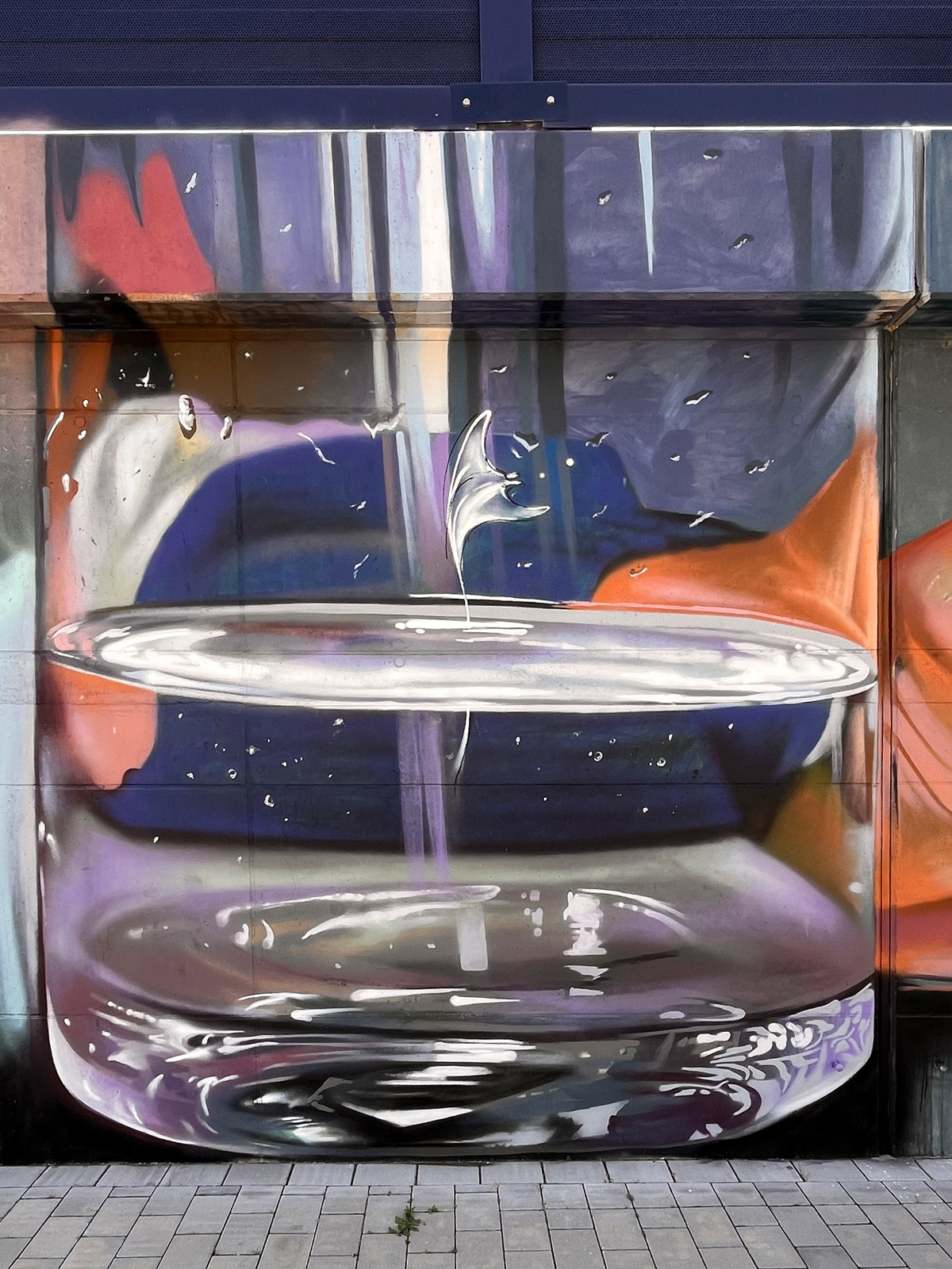 When there is water, there is life – Wandbild von Hera und Case in Bad Vilbel (2026)