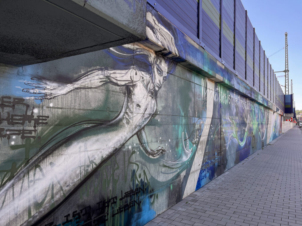 When there is water, there is life – Wandbild von Hera und Case in Bad Vilbel (2026)
