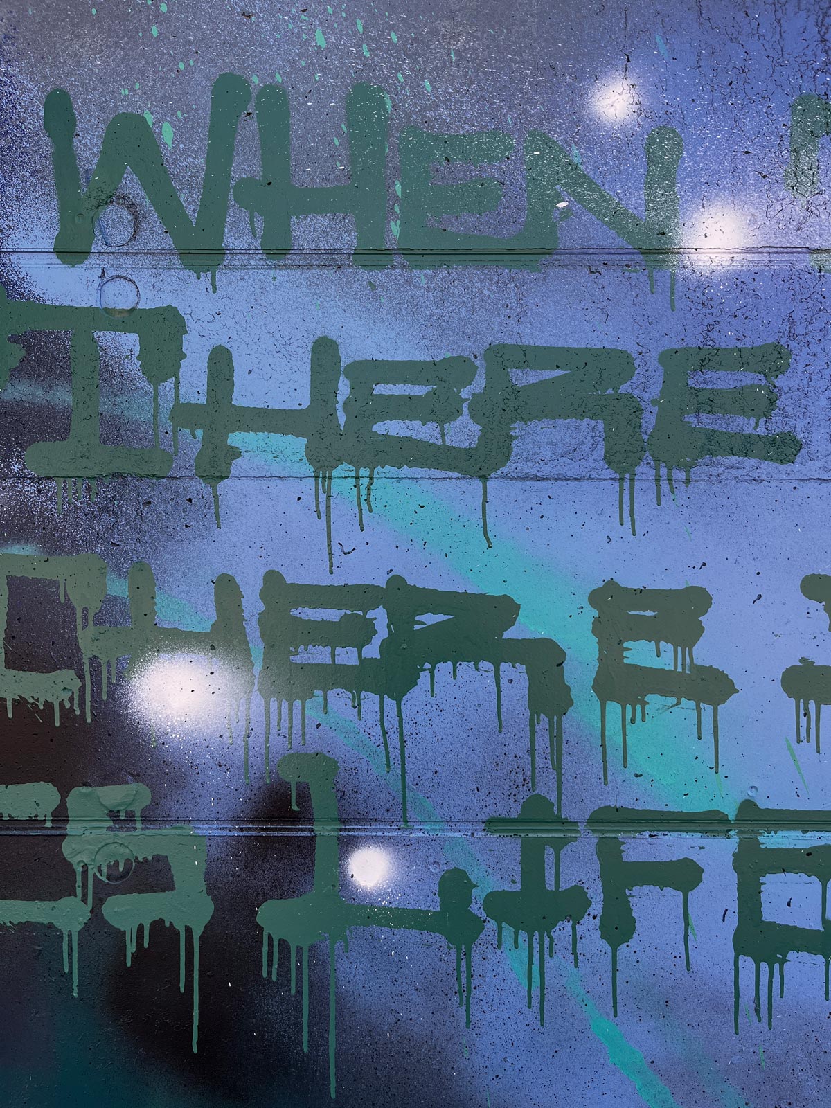 When there is water, there is life – Wandbild von Hera und Case in Bad Vilbel (2026)