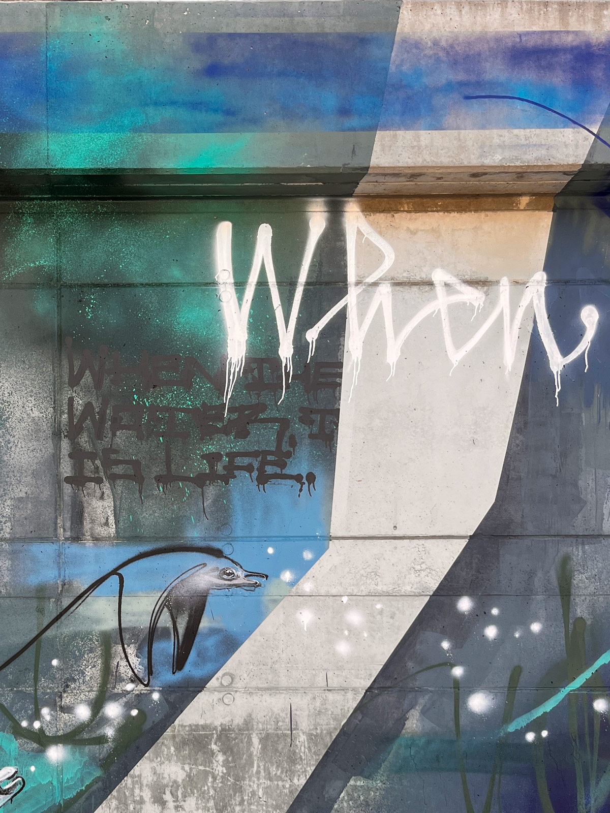 When there is water, there is life – Wandbild von Hera und Case in Bad Vilbel (2026)