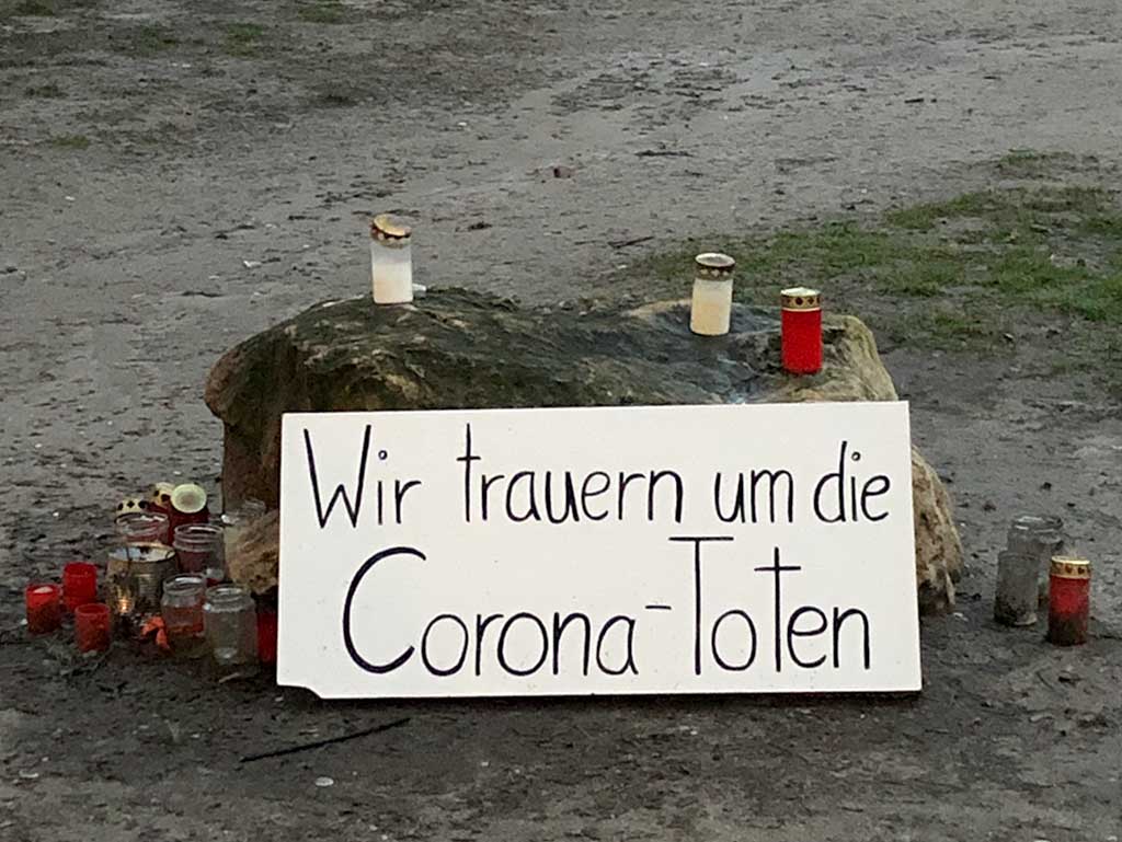 Wir trauern um die Corona-Toten