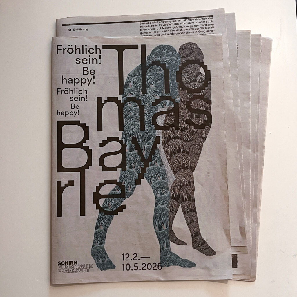 Zeitung zur Thomas-Bayrle-Ausstellung in der Schirn Kunsthalle