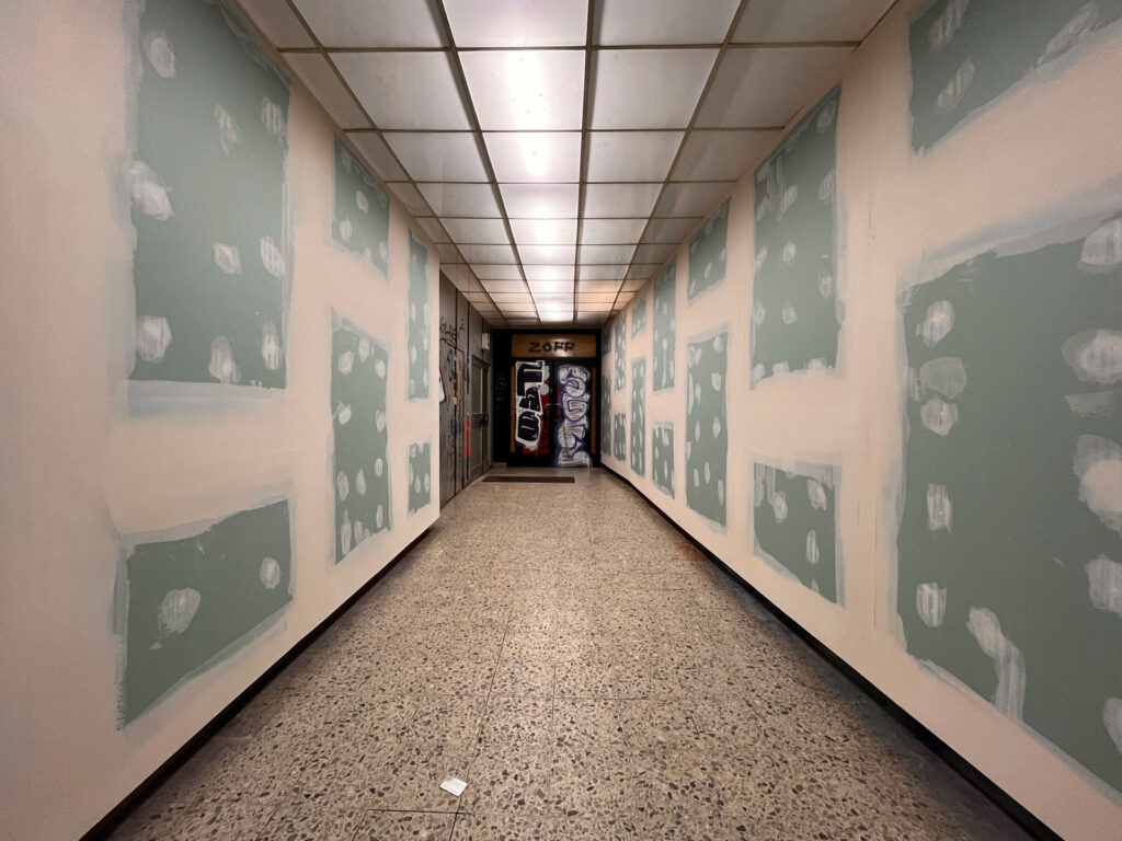 Eingangsbereich des Hauses. in dem sich früher das Berger Kino befand.